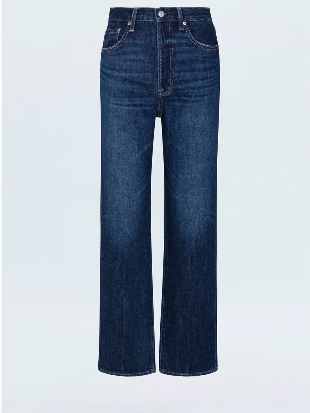 pistola Dark Wash High-Rise Wide Leg Jeans